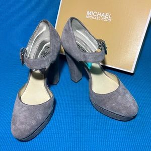 Brand New Michael Kors Suede Heels
